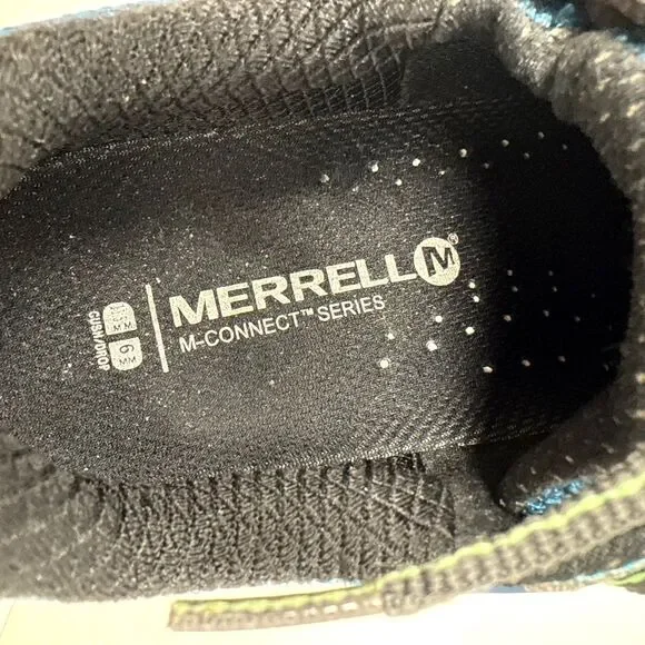 Merrell All Out Charge Trail Running Shoes Womens Sz 9.5 HyperWrap360 Blue Green - Picture 13 of 14